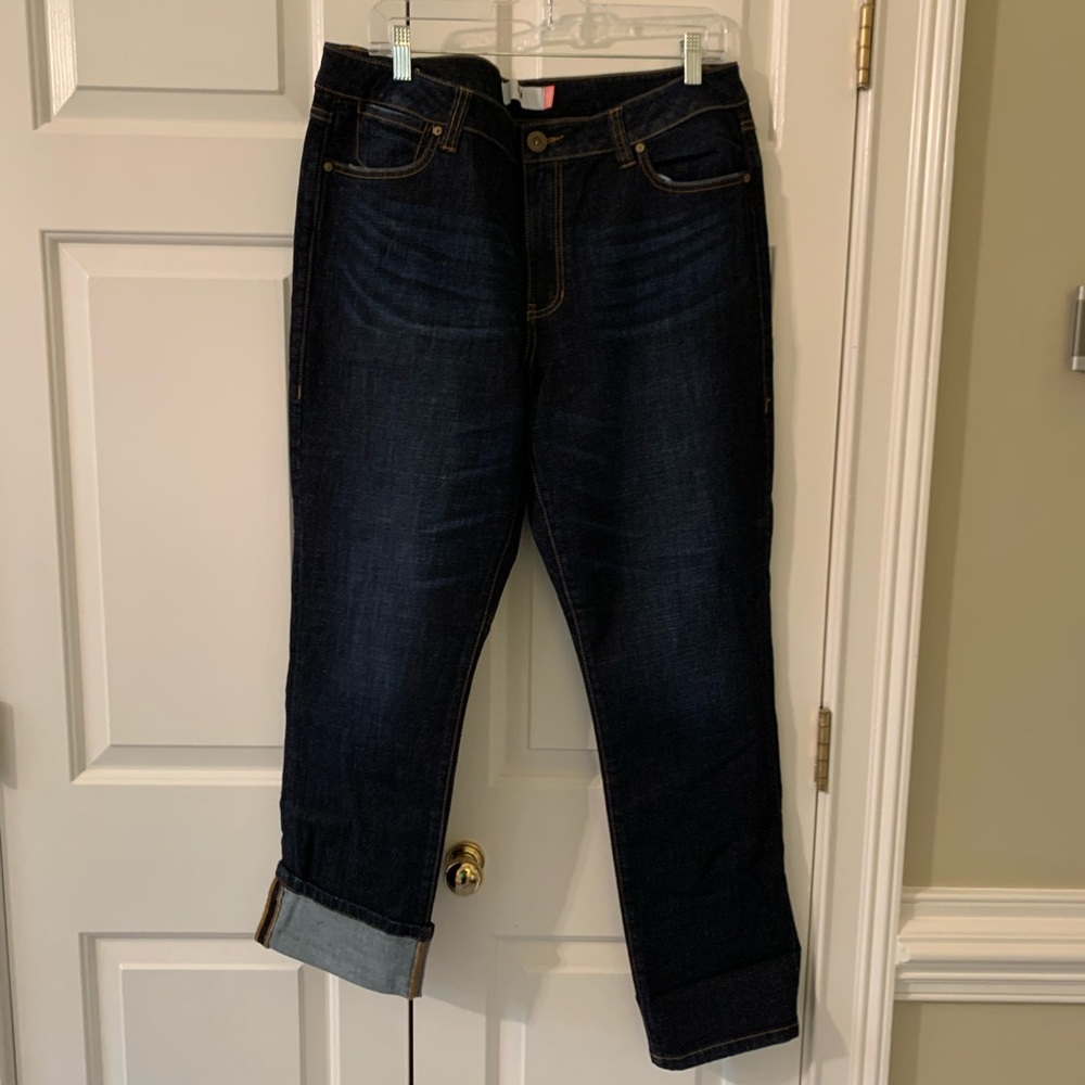 CAbi High Straight Jeans size 16. New!
